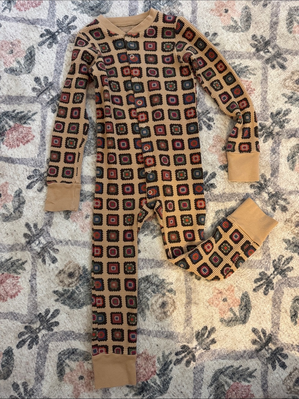Noble Waffle Knit Kids Pajamas